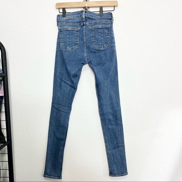 Women's Rag & Bone Skinny Jeans mid rise Capistrano Distressed 26 - Picture 7 of 7
